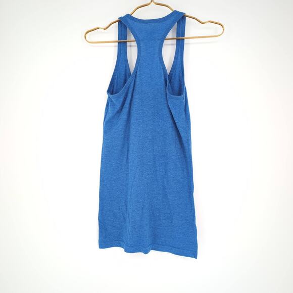 Ciroc Blue Graphic Tee Tangerine Racerback Tank Top with White Logo- Size S -GUC - Picture 2 of 11